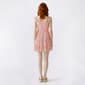 Juniors No Comment Elastic Waist Double Flutter Strap Tier Dress - image 2