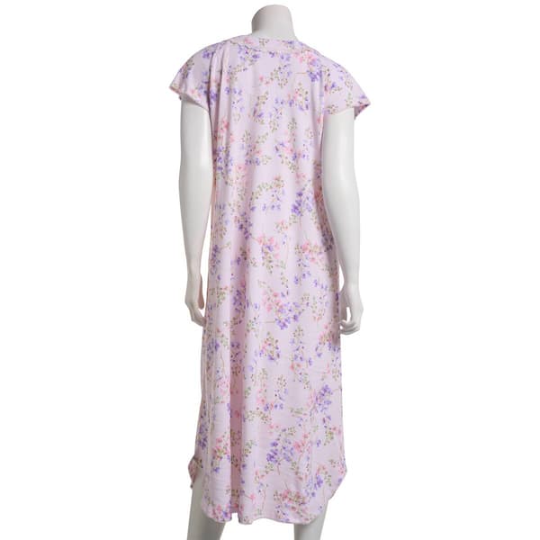 Womens Miss Elaine Watercolor Floral Ballet Nightgown