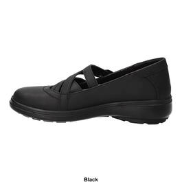 Womens Easy Street Wise Asymmetrical Comfort Mary Jane Flats