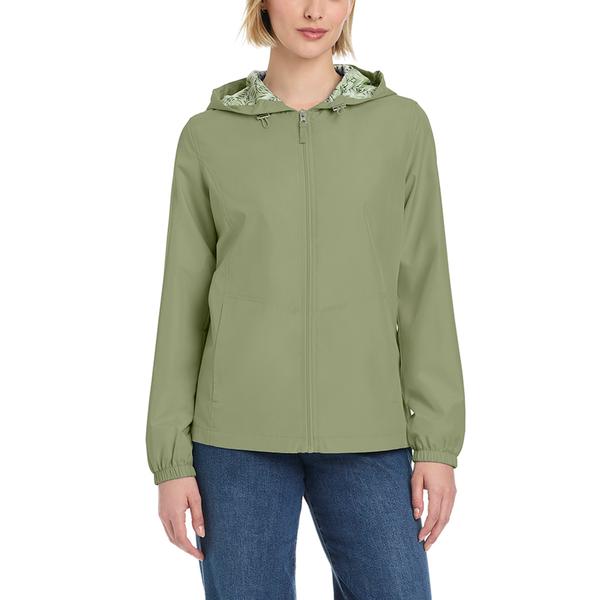 Womens d.e.t.a.i.l.s Windbreaker with Botanical Floral Lining