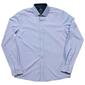 Mens Tom Baine Slim Fit Checkered Dress Shirt - Light Blue - image 1