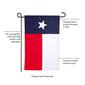 Evergreen Texas State Flag Garden Applique Flag - image 3