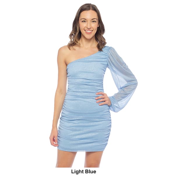 Juniors Jump Nebula One Shoulder Sheath Dress