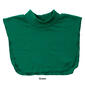 Womens Solid Knit Dickie Mock Neck Top - image 3