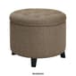 Convenience Concepts Designs4Comfort Fabric Round Storage Ottoman - image 7