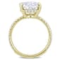 Gemstone Classics™ 10kt. Yellow Gold 4 7/8ctw. Moissanite Ring - image 4