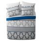 VCNY Home Beckham Blue Damask Queen Bed-in-a-Bag Comforter Set - image 3