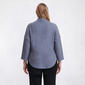Plus Size Robert Louis 3/4 Sleeve Drop Shoulder Cowl Neck With B - image 2