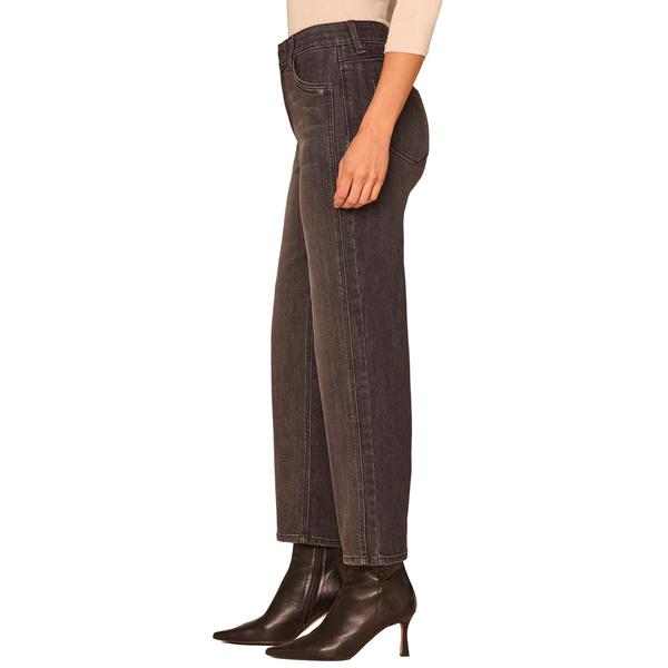 Womens Democracy "Ab"solution® High Rise Black Straight Leg Jeans