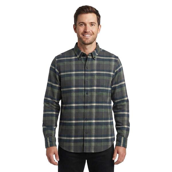 Mens Jackson Hole Flannel Shirt - Sage/Blue - image 