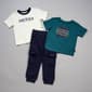 Toddler Boy Nautica 3pc. Green/White Tees And Cargo Jogger Set - image 1