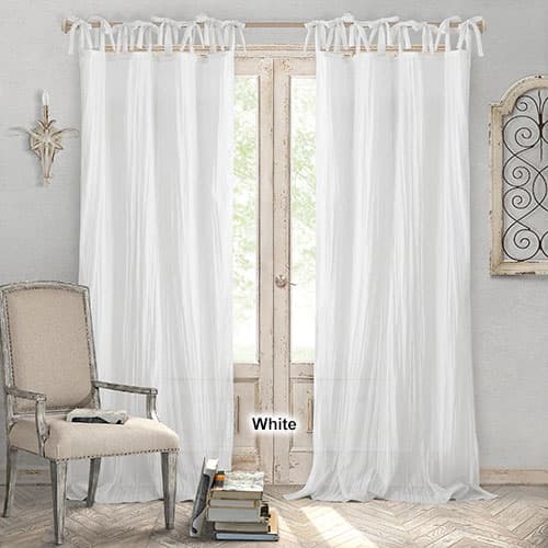 Elrene Jolie Semi-Sheer Curtain Panels