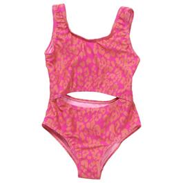 Girls &#40;4-6x&#41; Limited Too&#8482; Cheetah One Piece Swimsuit