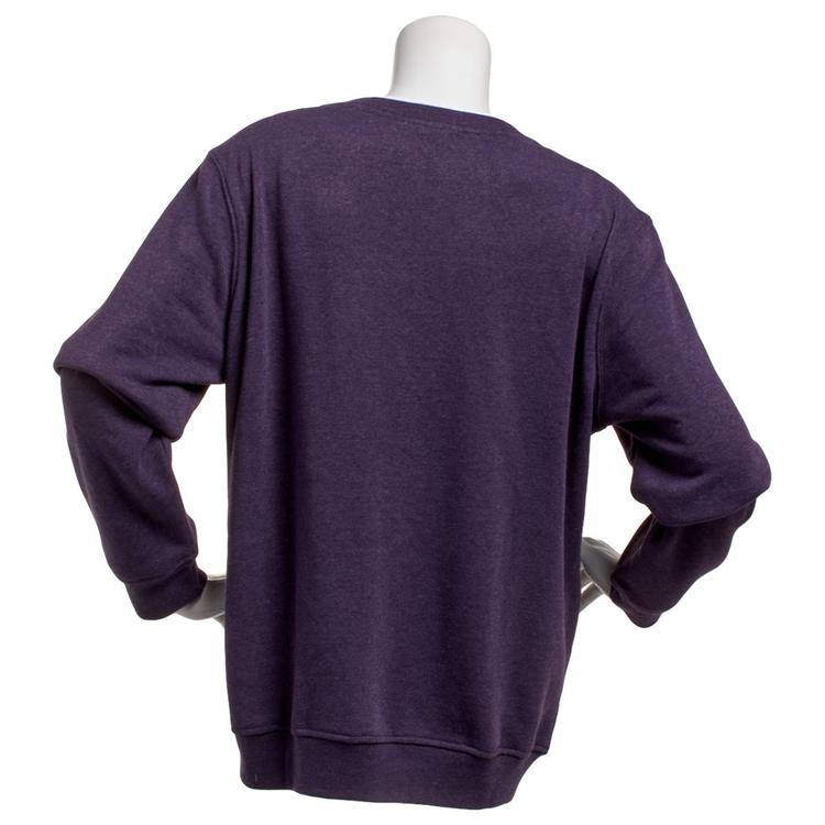 Plus Size Hasting & Smith Aster Paisley Studded Fleece Sweatshirt