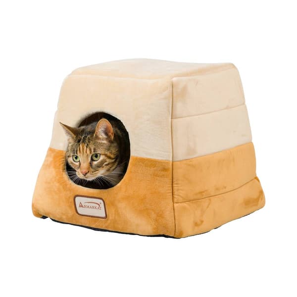 Armarkat 2-in-1 Cat Bed Cave Shape & Cuddle Pet Bed