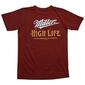 Mens Tee Luv Short Sleeve Miller High Life Graphic Tee - image 1