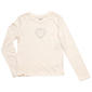 Girls (7-16) Aeropostale Rhinestone Heart Tee - image 1