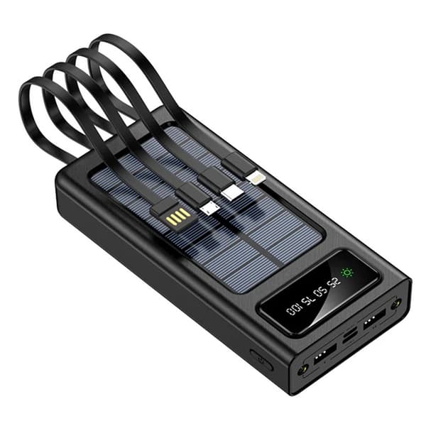 TechBro 20K Solar Powerbank W/Cables