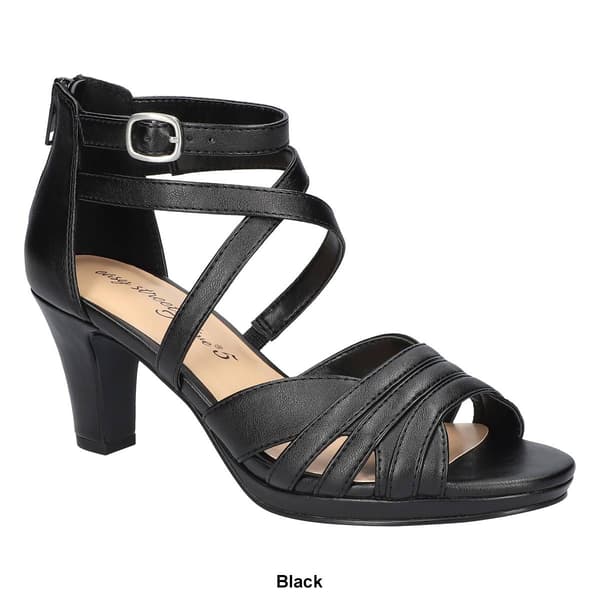 Womens Easy Street Crissa Strappy Dress Sandals