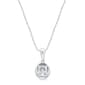 Nova Star® 1/2ctw. Lab Grown Diamond Oval Pendant Necklace - image 4
