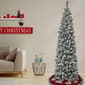 National Tree 7.5ft Acacia Pencil Slim Snow Covered Tree - image 2