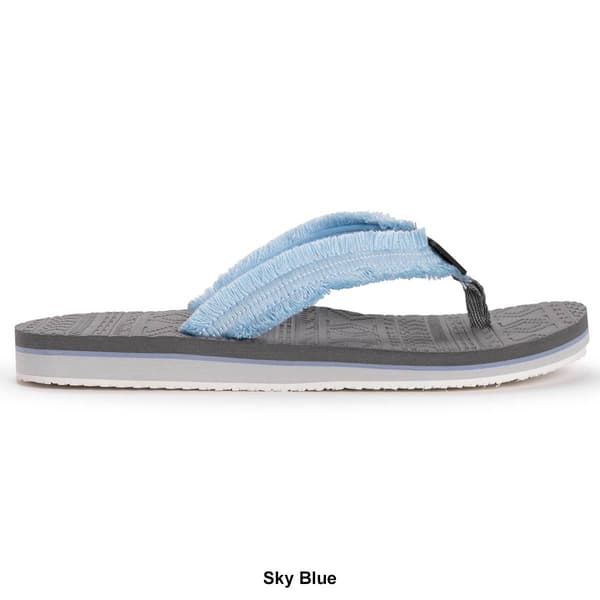 Womens Lukees by MUK LUKS&#174; Sand Dollar Flip Flops