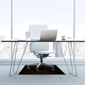Floortex® Advantagemat® Black Vinyl Chair Mat for Carpets - image 3