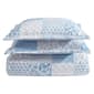 Laura Ashley Colleens Coastal Patchwork Cotton Quilt Set - image 4