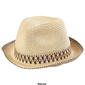 Womens Madd Hatter Panama Hat with Multi Color Band - image 3
