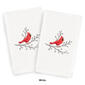 Linum Home Textiles Christmas Cardinal Hand Towels - Set of 2 - image 3