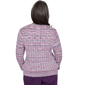 Womens Alfred Dunner Vail Space Dye Rib Knit Sweater - image 2