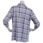 Plus Size Hasting & Smith 3/4 Roll Tab Sleeve Galia Plaid Blouse - image 2