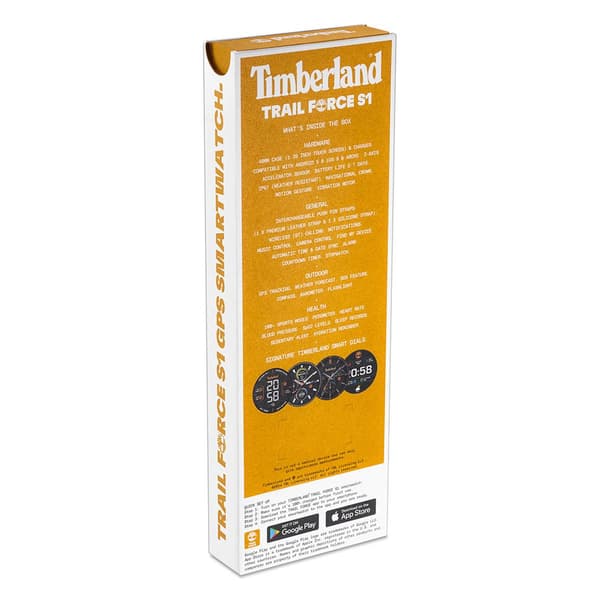 Mens Timberland Trail Force Silicon Smart Watch - TDIGB0064503