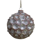 Northlight Silver Textured Glass Christmas Ball Ornament - image 1