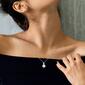 Gemstone Classics&#8482; Freshwater Pearl & White Sapphire Pendant - image 4