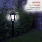 Alpine Solar Powered Black Lantern w/ LED Light - image 10