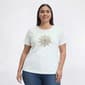 Plus Size Bonnie Evans Sunflower Studs Short Sleeve Tee - image 1