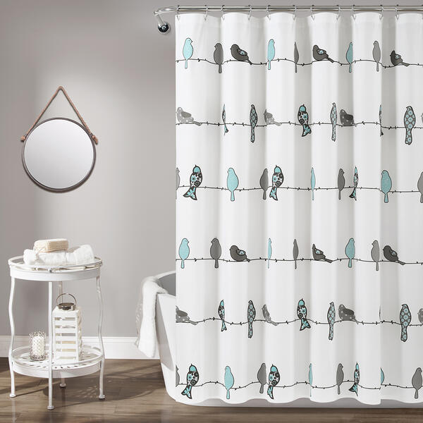 Lush Decor(R) Rowley Birds Shower Curtain - image 