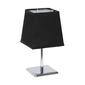 Simple Designs Mini Square Empire Fabric Shade Chrome Table Lamp - image 9