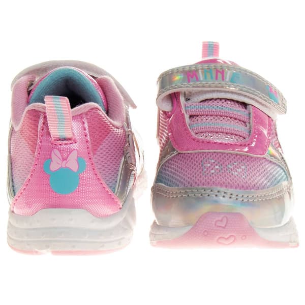 Little Girls Disney Minnie Mouse Light-Up Fashion Sneakers