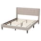 Baxton Studio Casol Modern Fabric Upholstered Queen Platform Bed - image 3