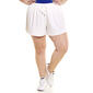 Juniors Plus No Comment Athletic Butterfly Shorts with Pocket - image 1