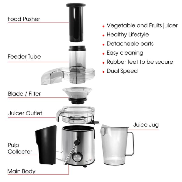 MegaChef Wide Mouth Juice Extractor