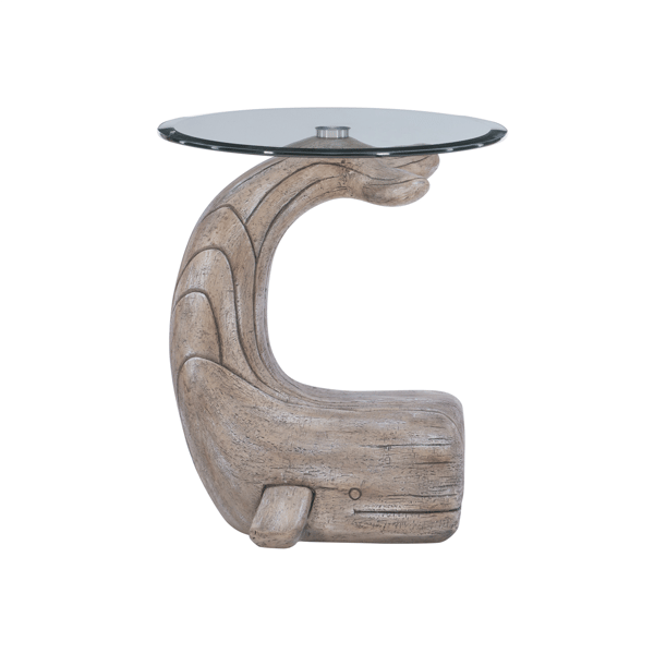 Linon Home Decor Moby Whale Side Table Driftwood
