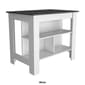 FM FURNITURE Brooklyn Onyx Top Kitchen Island - image 7