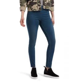 HUE High-Rise Baby Leopard Print Denim Capri Leggings