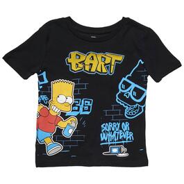 Boys &#40;4-7&#41; Freeze Bart Simpson Short Sleeve Tee