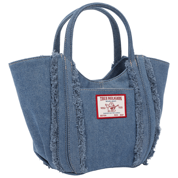 True Religion Atlas Frayed Medium Tote Bag