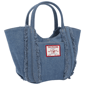 True Religion Atlas Frayed Medium Tote Bag - image 2