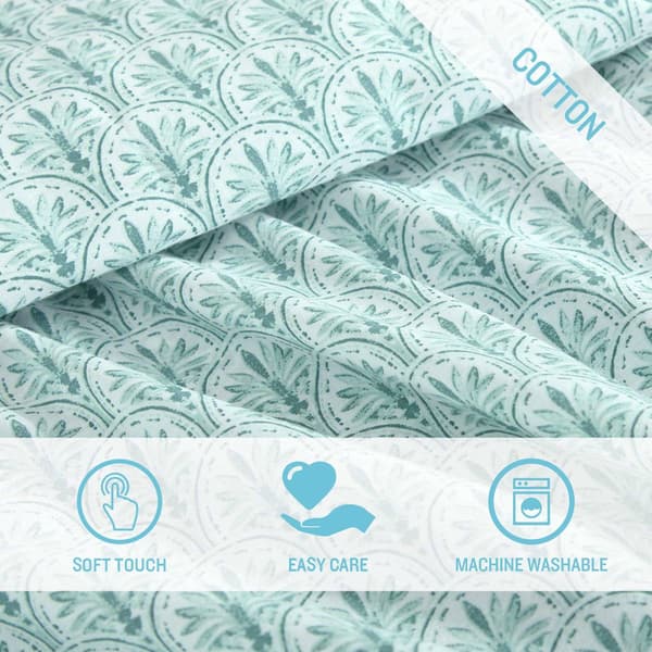 Tommy Bahama Coastal Batik 200TC 4pc. Cotton Percale Sheet Set